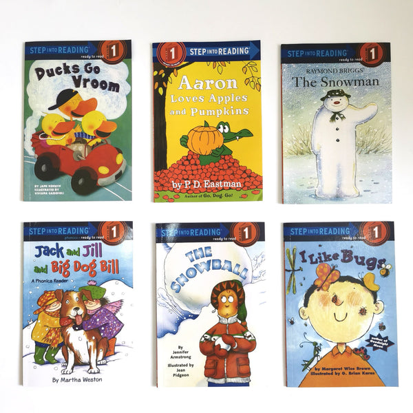 Step into Reading STEP 1 (32 books for Preschool-Kindergarten)