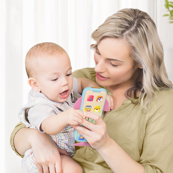 2 in 1 back to back Whale Touch Screen Mobile Phone Toy