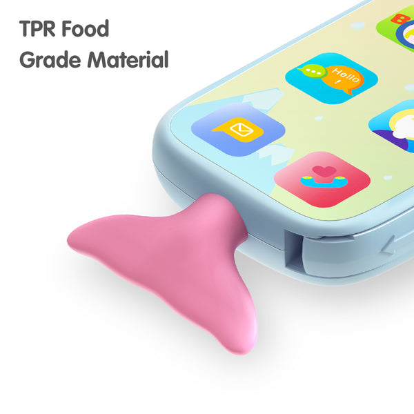 2 in 1 back to back Whale Touch Screen Mobile Phone Toy