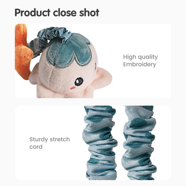 Plush Crab & Sea Animals Hanging Soft Toy Set