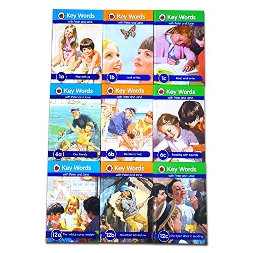 Ladybird Key Words with Peter and Jane Boxed Set (36 Books) Hard Cover