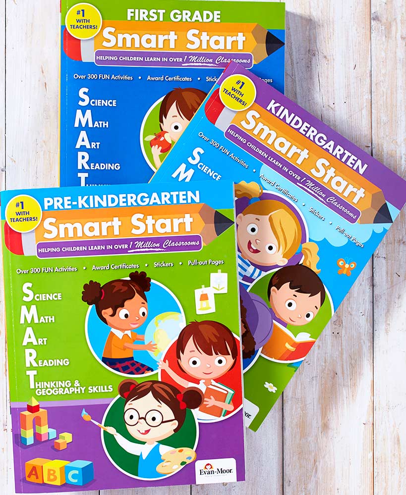 –　Pre　K,　Grade　Evan　Moor　K　PH　SMART　Toys　Start　Smart