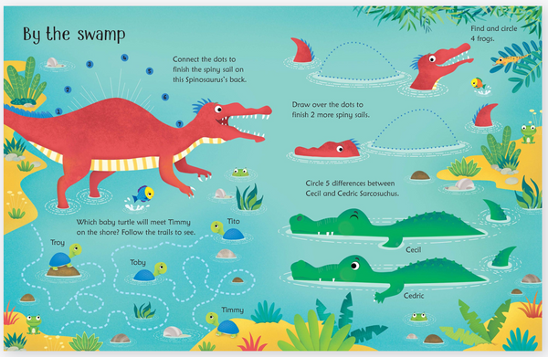 Usborne Wipe-Clean Activity Books with Erasable Marker