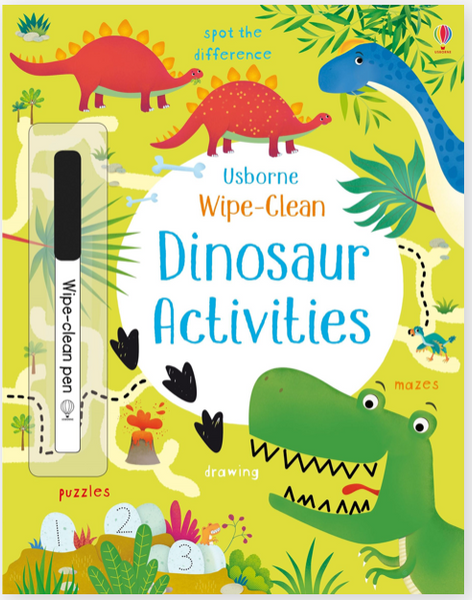 Usborne Wipe-Clean Activity Books with Erasable Marker