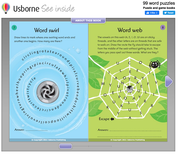 Usborne Activity and Puzzle Book