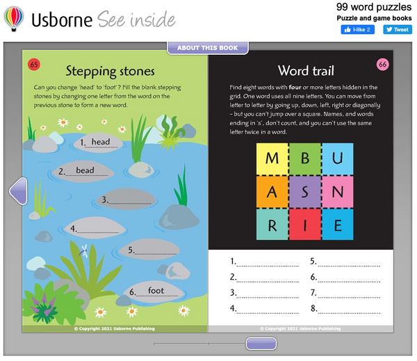Usborne Activity and Puzzle Book