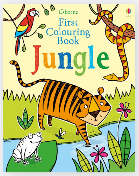 Usborne Colouring Book with Stickers