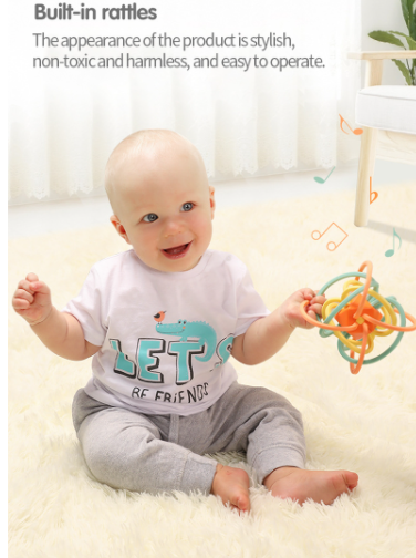 Toy Rattle & Sensory Teether Toy