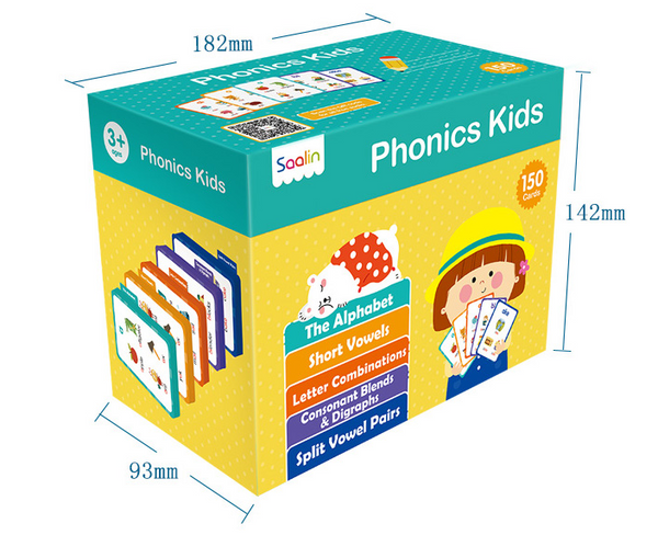 Phonics Kids Flash Cards & Workbooks