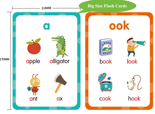 Phonics Kids Flash Cards & Workbooks