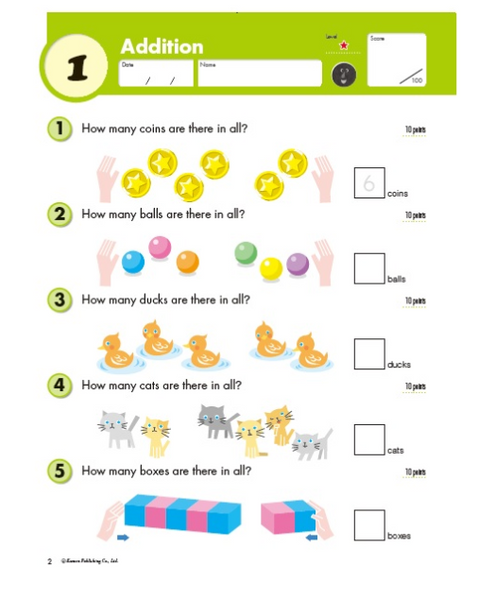 Kumon Word Problems