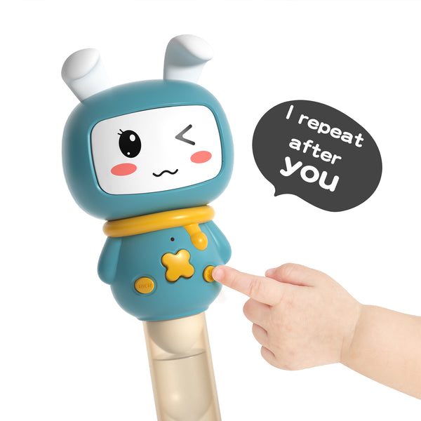 Musical Baby Bunny Rattle Toy with light and sound