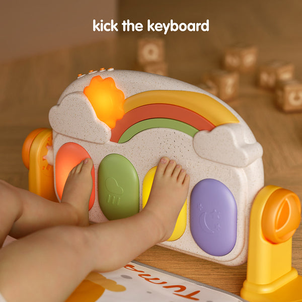 Musical Activity Play Gym  with Rattle Bluetooth, Lights & Sound - Lion