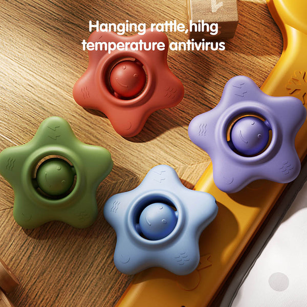 Musical Activity Play Gym  with Rattle Bluetooth, Lights & Sound - Lion