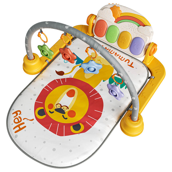 Musical Activity Play Gym  with Rattle Bluetooth, Lights & Sound - Lion