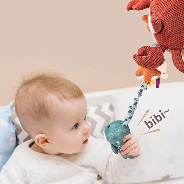 Giraffe Crib Musical Mobile & Projector with Marine Soft Hanging Toys