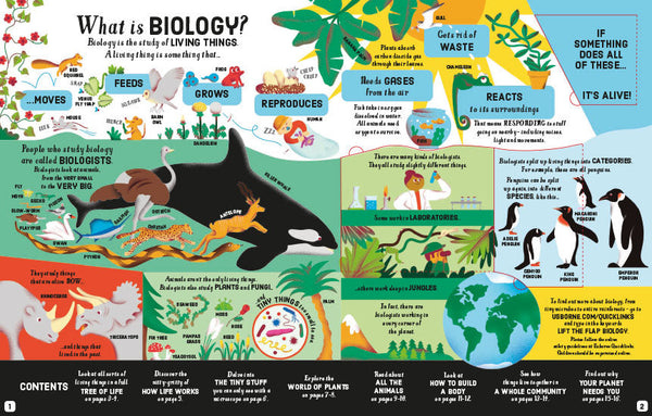 Usborne Lift- the- Flap Biology Hard Cover