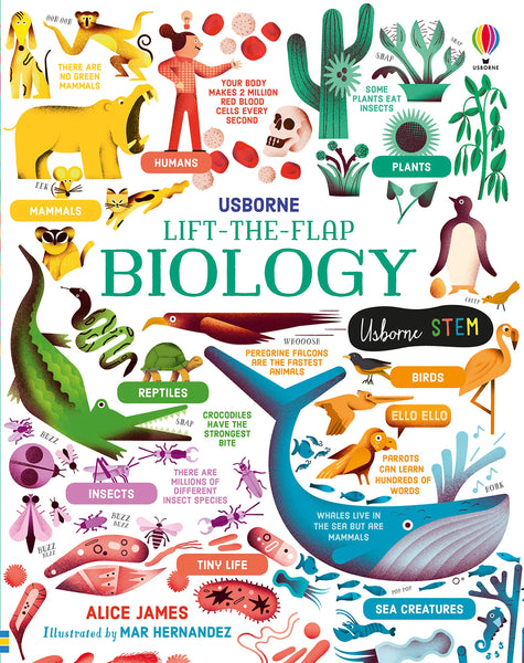 Usborne Lift- the- Flap Biology Hard Cover