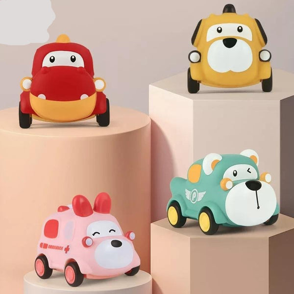 Soft Toy Cars 4 in a Set