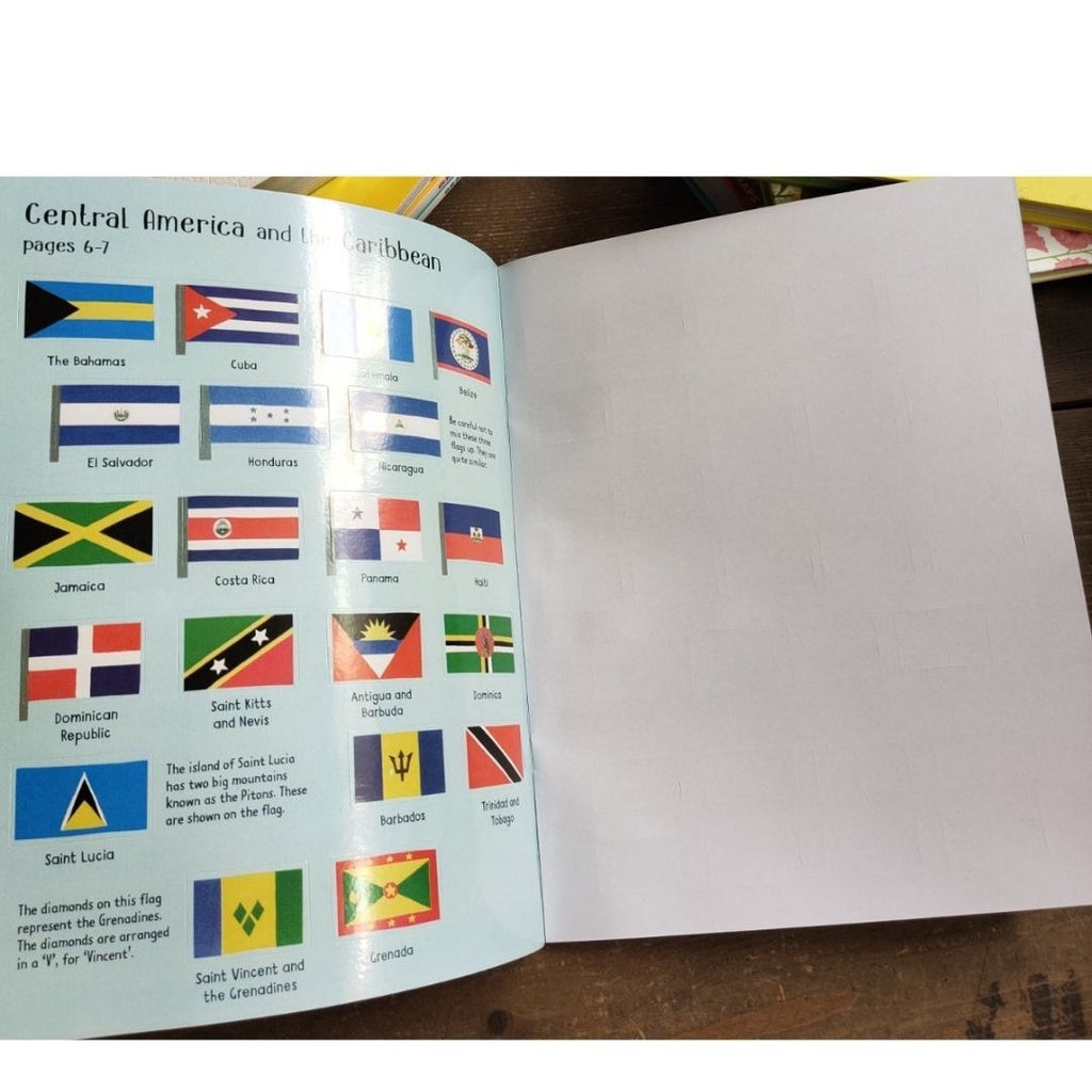 usborne first sticker book flags