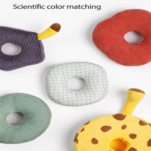 Stuffed Giraffe Stacking Ring Rattle Toy