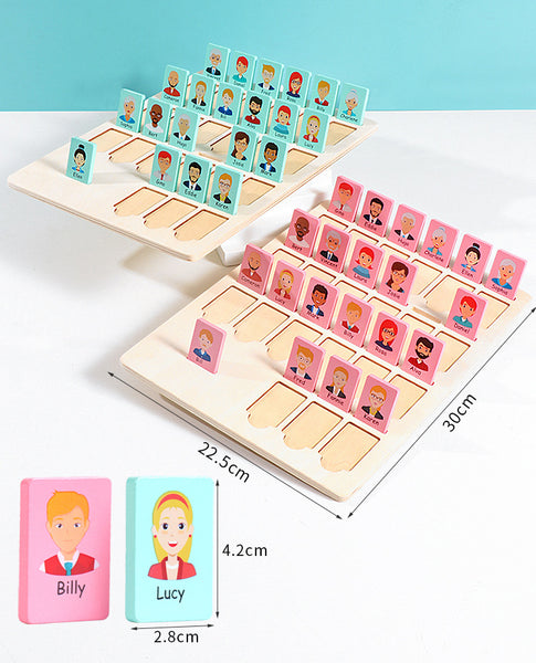 Guess Who Memory Matching Game
