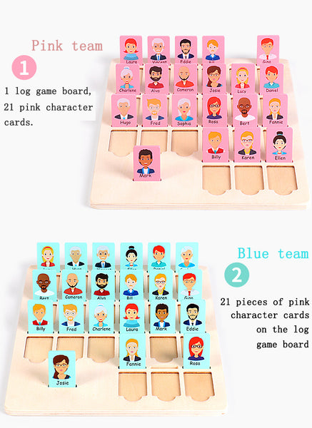 Guess Who Memory Matching Game