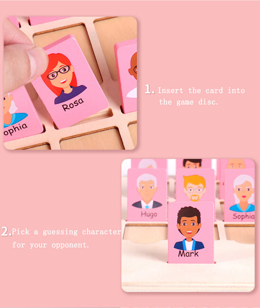 Guess Who Memory Matching Game