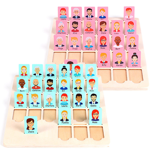 Guess Who Memory Matching Game