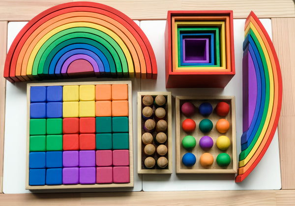 LoKalaro* Set of 12 Large Rainbow