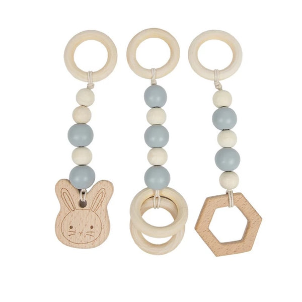 Wooden Baby Gym w/ Accessories