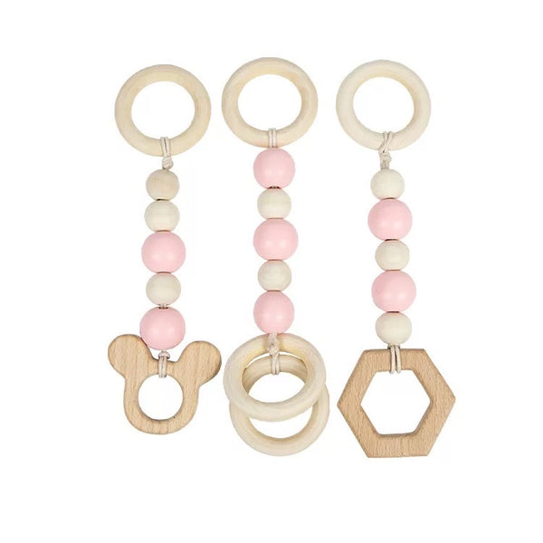 Wooden Baby Gym w/ Accessories