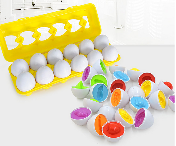 Fruit and Vegetables Matching Egg