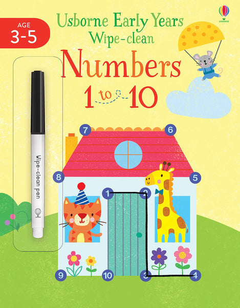 Usborne Wipe-Clean Activity Books with Erasable Marker