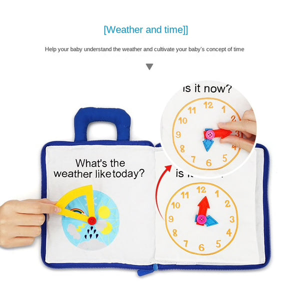 Montessori Activity Quiet Soft Book