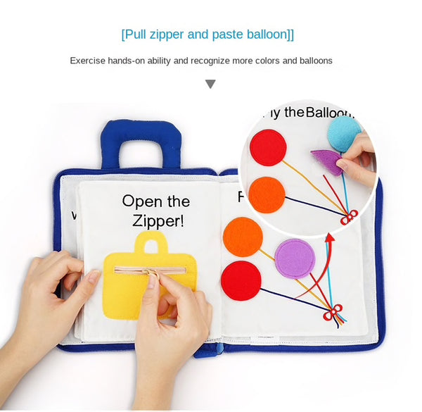 Montessori Activity Quiet Soft Book