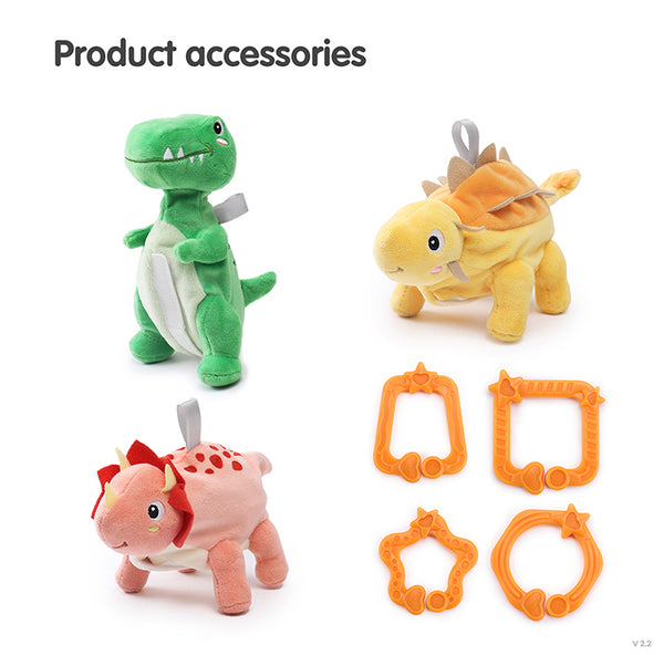 Little Dinosaurs Egg Hanging Plush Set