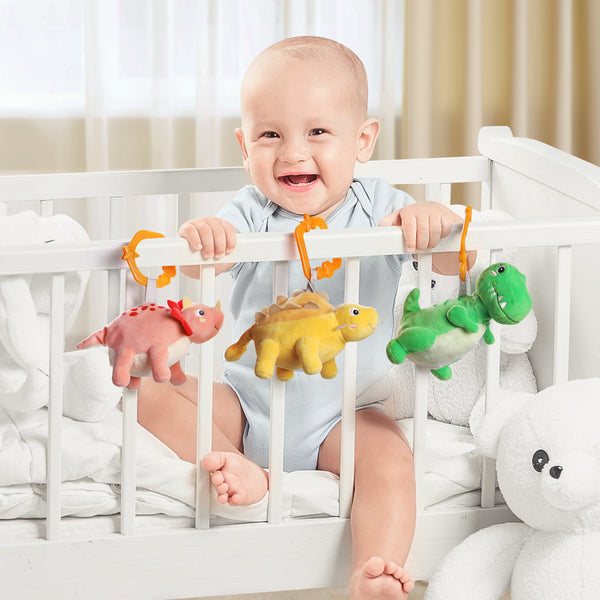 Little Dinosaurs Egg Hanging Plush Set