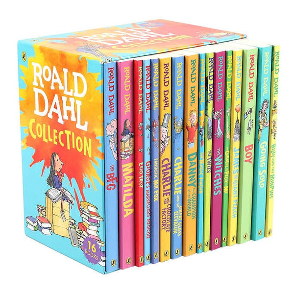 Roald Dahl Collection Books 16 in a Set
