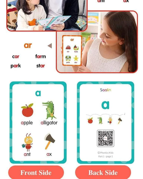 Phonics Kids Flash Cards & Workbooks