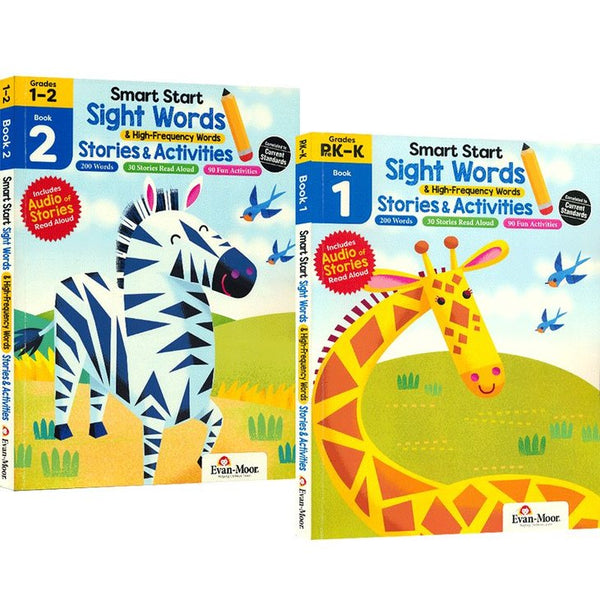 Smart Start Sight Words- Pre K to K, Grades 1 to 2