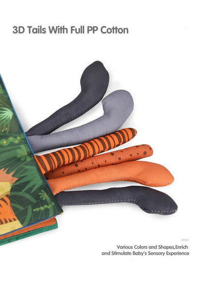 Animal's Tail Soft Cloth Quiet Book