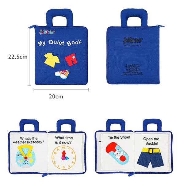 Montessori Activity Quiet Soft Book