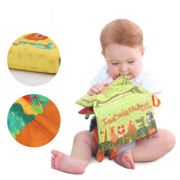 Animal's Tail Soft Cloth Quiet Book