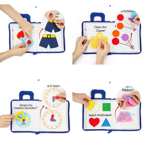 Montessori Activity Quiet Soft Book