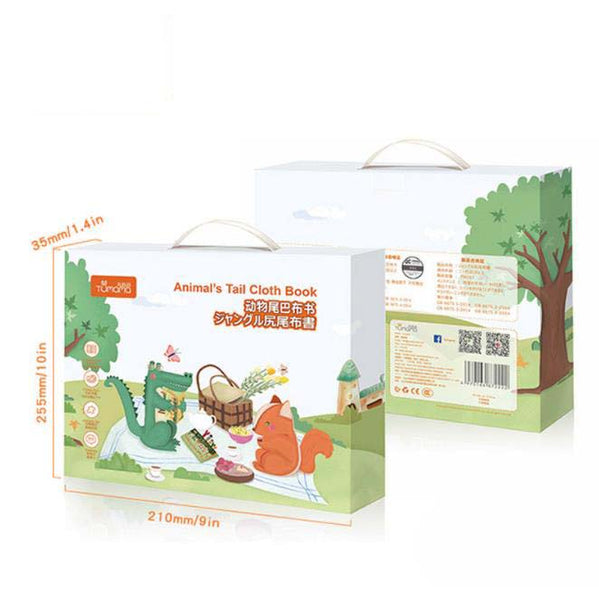 Animal's Tail Soft Cloth Quiet Book