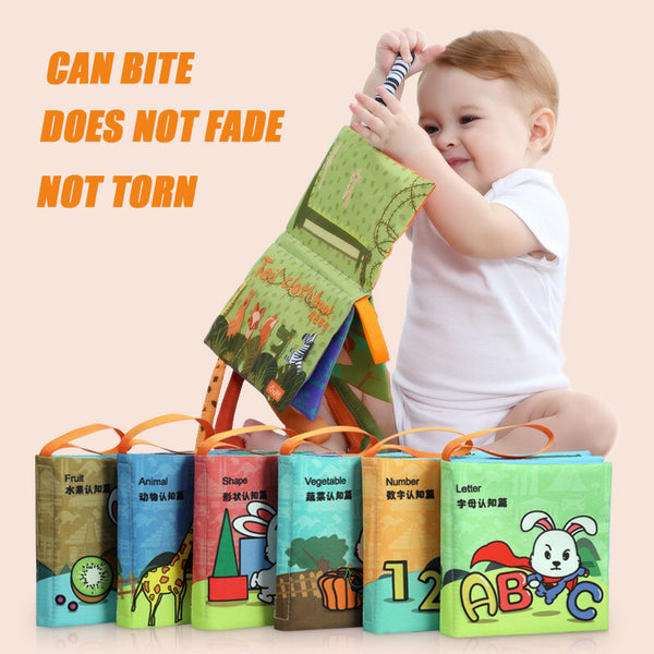 Animal's Tail Soft Cloth Quiet Book