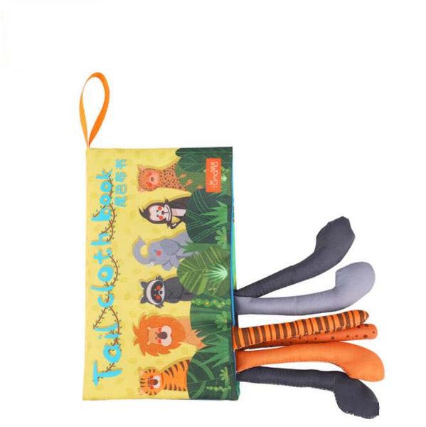 Animal's Tail Soft Cloth Quiet Book