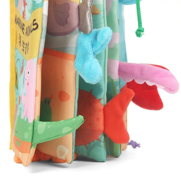 Animal Tail Baby Soft Cloth Books
