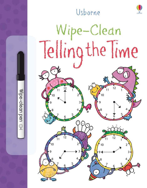 Usborne Wipe-Clean Activity Books with Erasable Marker